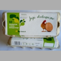 Zdjęcie produktu Opakowania na  10 jaj ekologicznych 100 sztuk